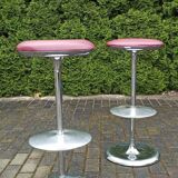 Paire de tabourets de bar, 1980s