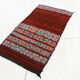 Kilim Tellisse red wool flat carpet 145 x 270 cm