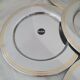 Alessi Ettore Sottsass / 6 large stainless steel presentation plates 18/10