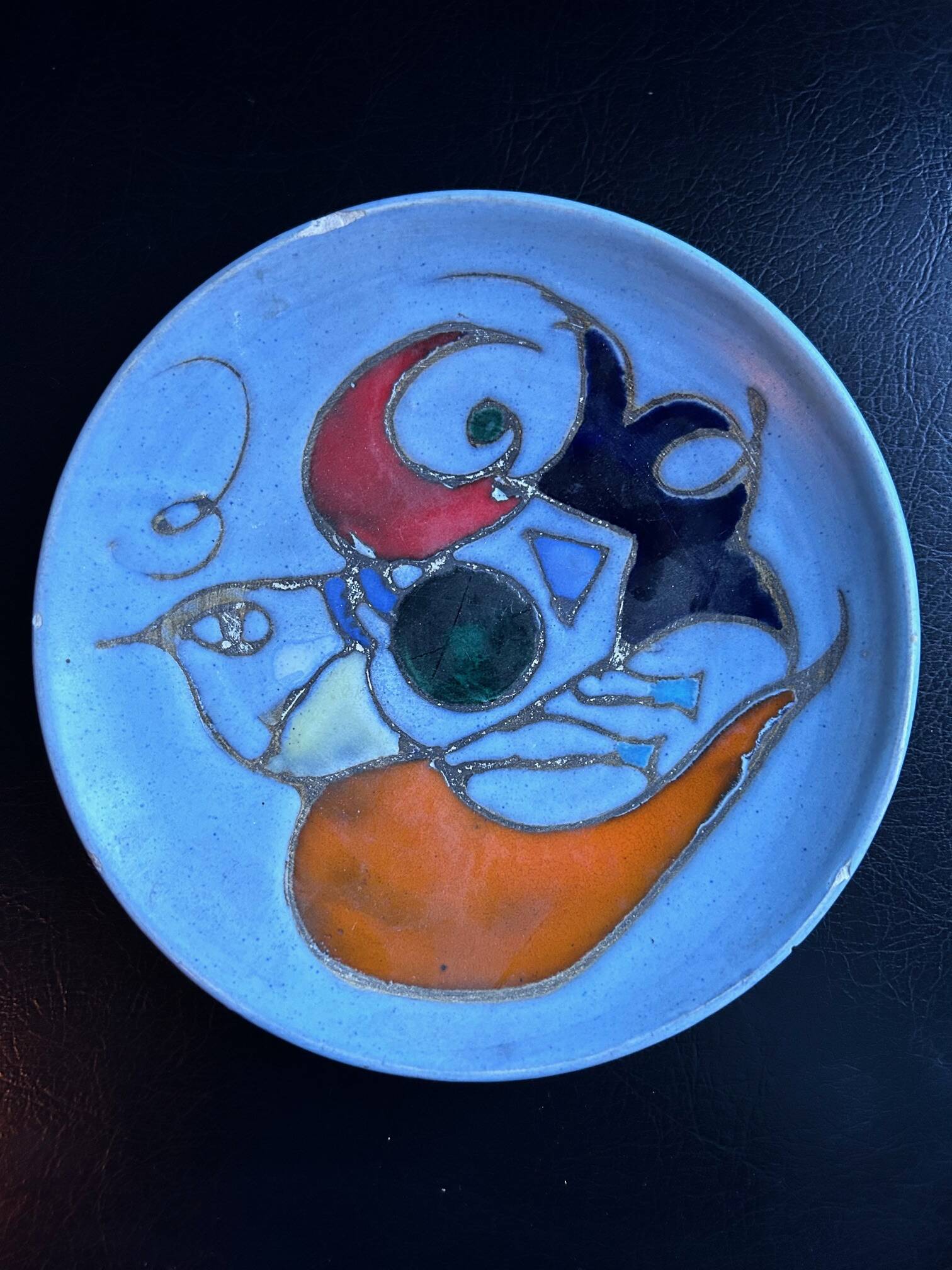 Assiette vallauris marie christine treinen