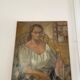 Cubist oil on canvas by Elisabeth Ronget