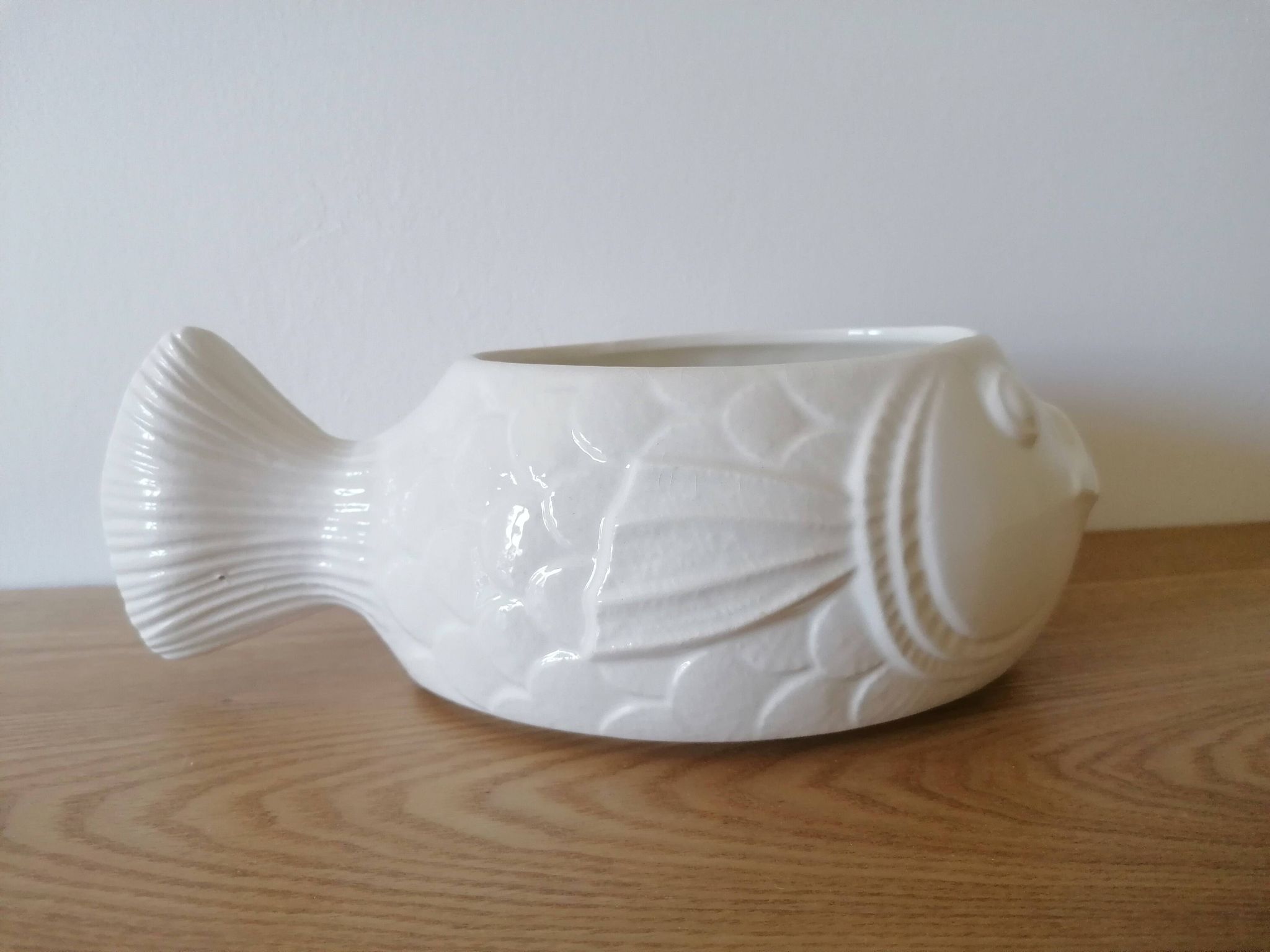 Saucière Sarreguemines forme de poisson