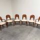 6x Dining chairs by Koefoeds Hornslet, 1970s