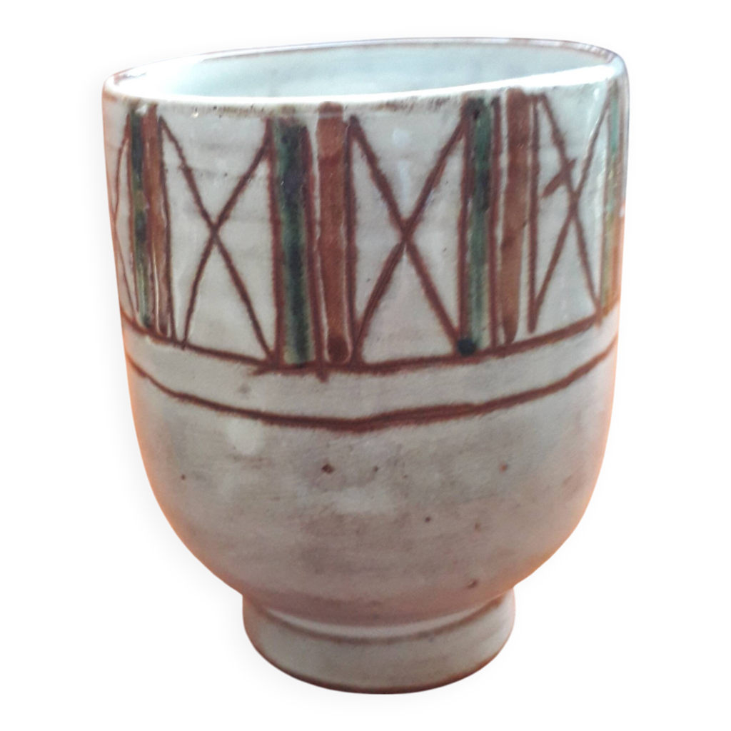 Vase vintage Vallauris de Jean Rivier | Selency