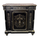 "Boulle" furniture with a support height in gilded brass marquetry from the Napoleonic era.