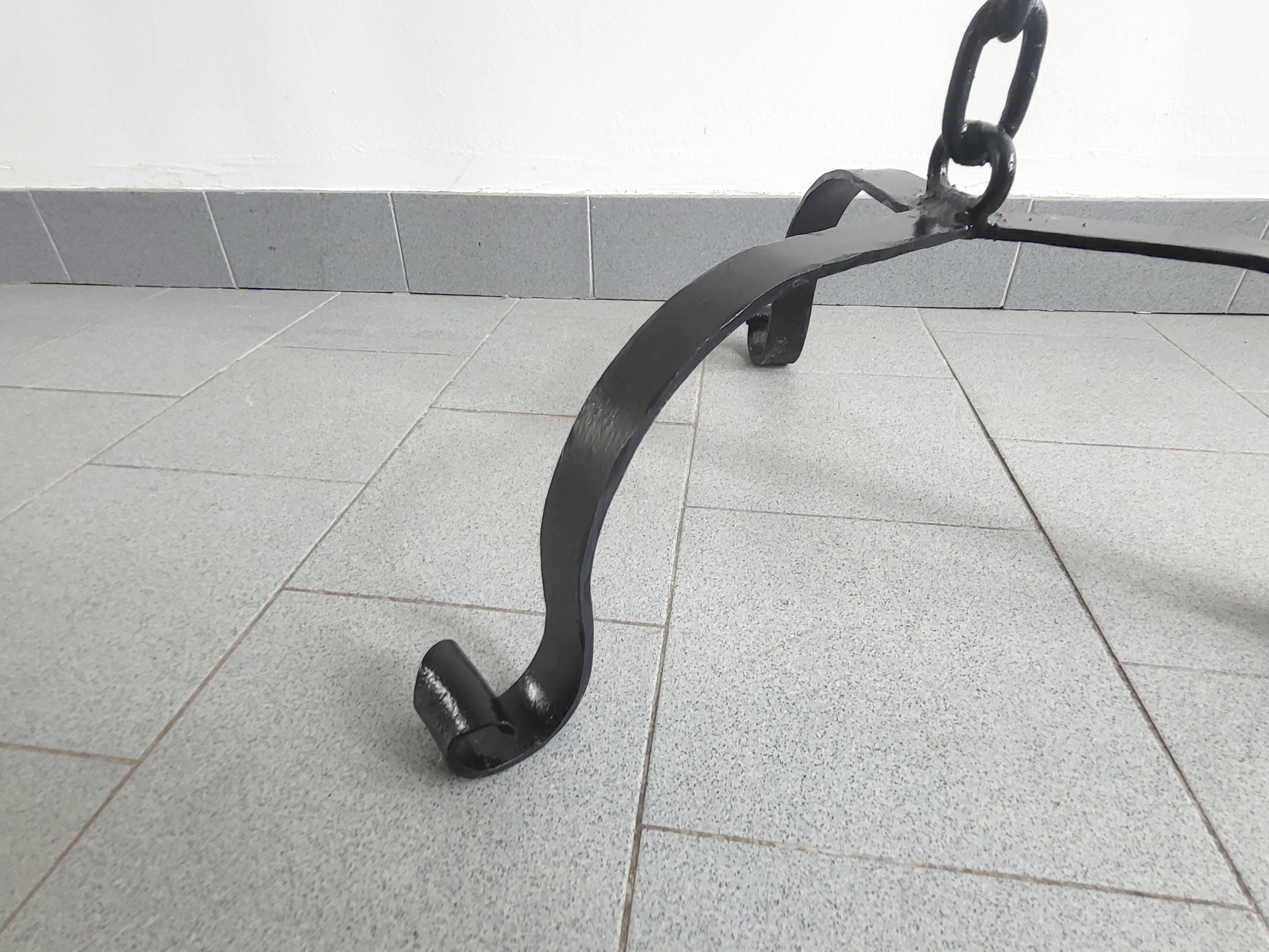 Vintage chain floor lamp 1970