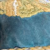 Vintage velvet cushion