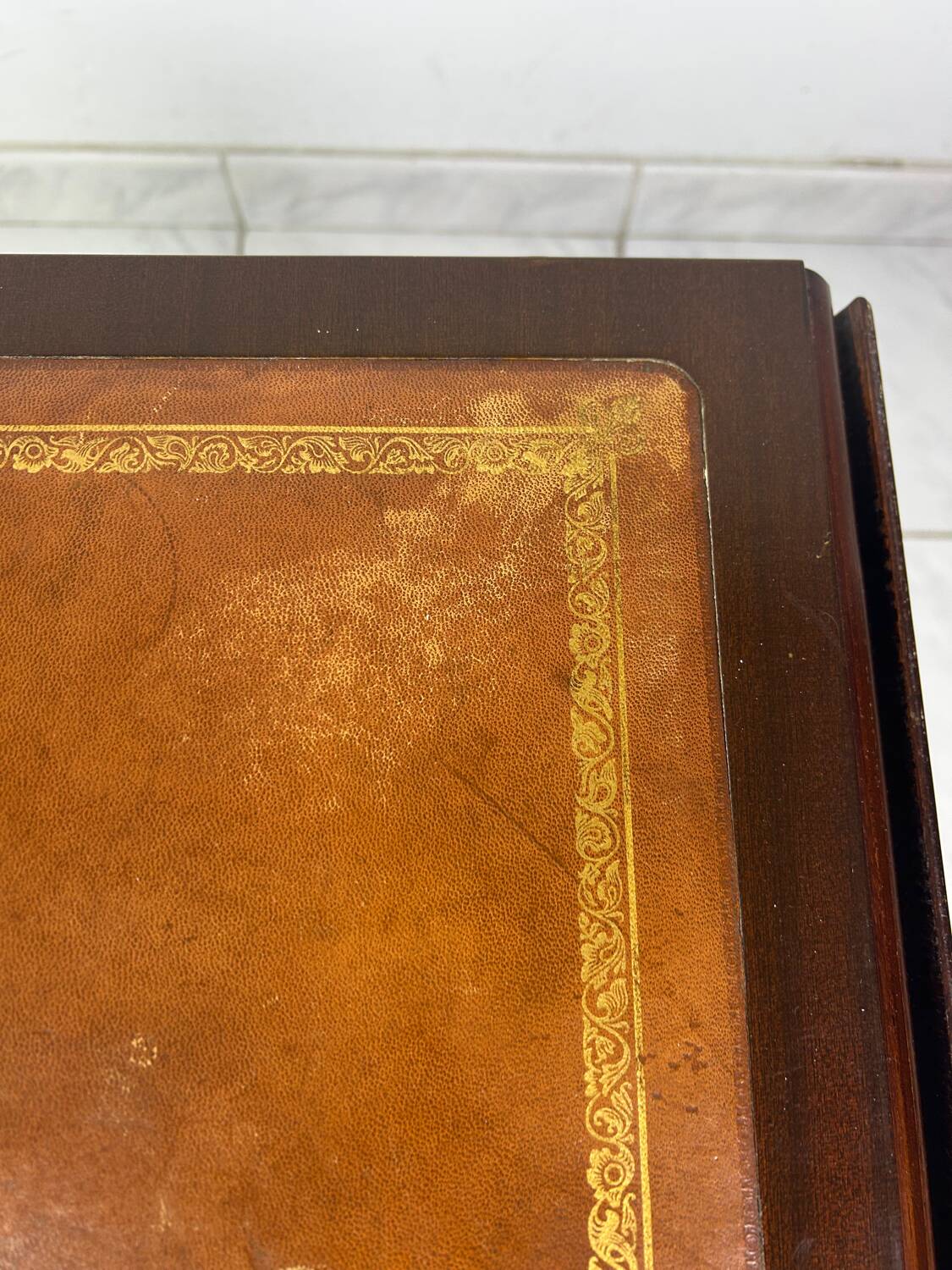 Antique side table English style foldable