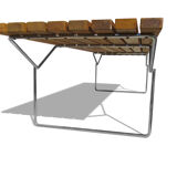 Harry Bertoia Knoll International 1952 by bench