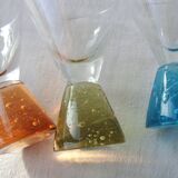 Set of 5 alcohol glasses