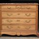 walnut chest of drawers by L. GENIN (Marseille). Circa 1900.