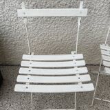 Pair of vintage folding chairs