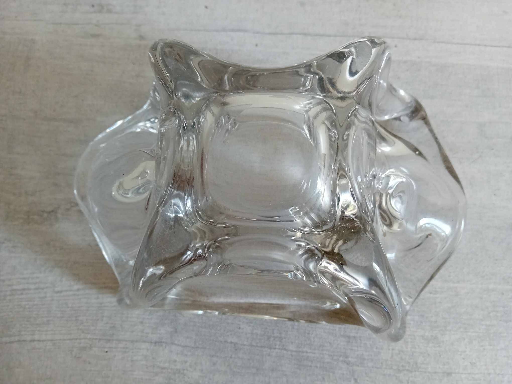 Large crystal cigar ashtray