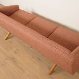 Vintage sofa | 3-seater | ML-90 | pink | reupholstered