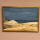 Swedish Oil on Canvas – “Seascape” by T.J. – Signed – Vintage & Framed