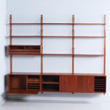 Royal System by Poul Cadovius for Cado, 1960s – Wall System Teak, 15-Piece