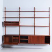 Royal System by Poul Cadovius for Cado, 1960s – Wall System Teak, 15-Piece