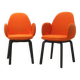 Paire de fauteuils JH30, Fritz Hansen