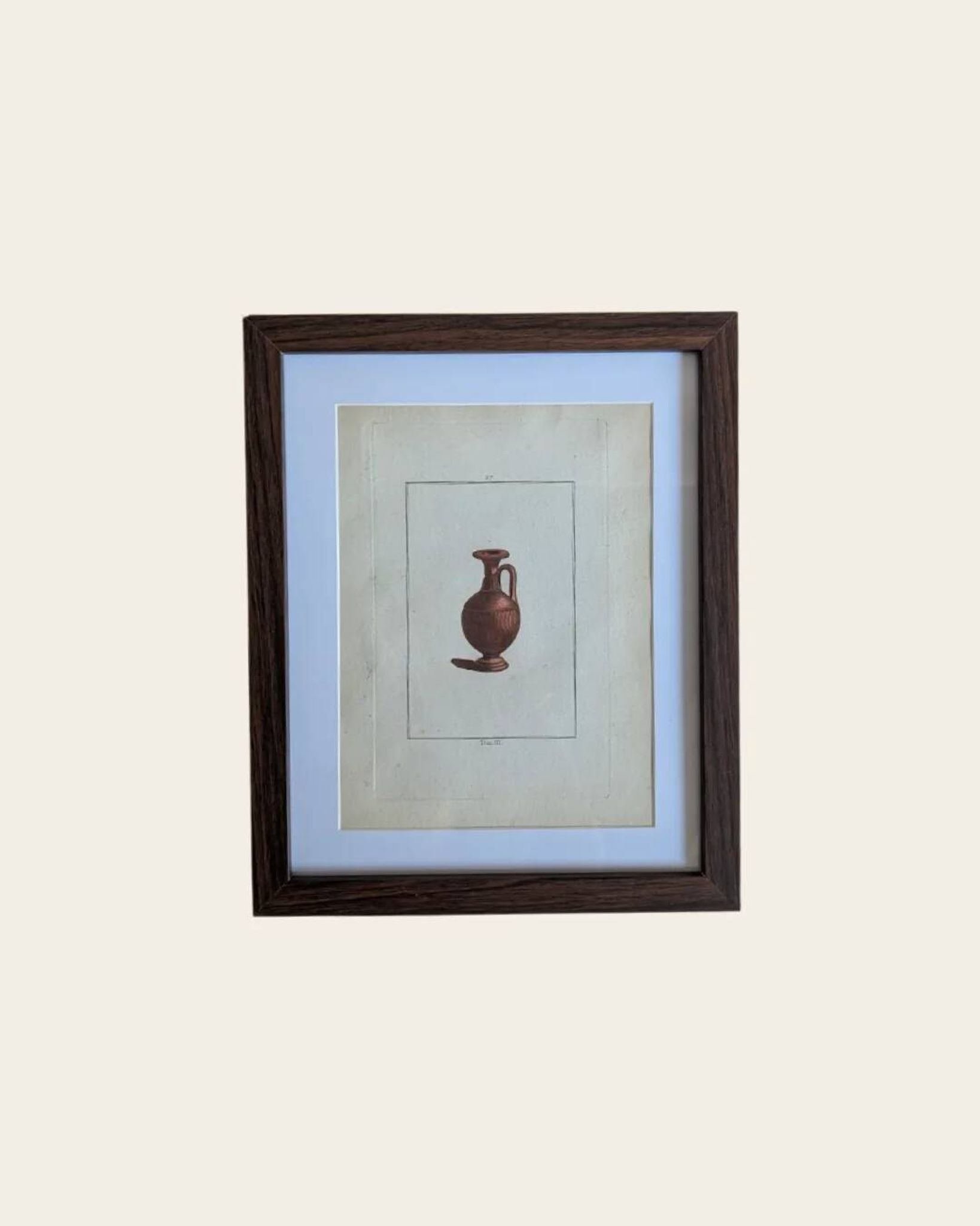 Gravure poterie antique ancienne