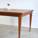 Large vintage Danish extendable table