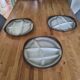 Stoneware fondue plate