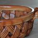 Vintage woven fruit bowl