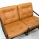 Italian Bamboo, Rattan, and Leather Living Room Set, 1970s