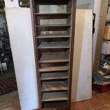Pair of oak curtain file cabinets