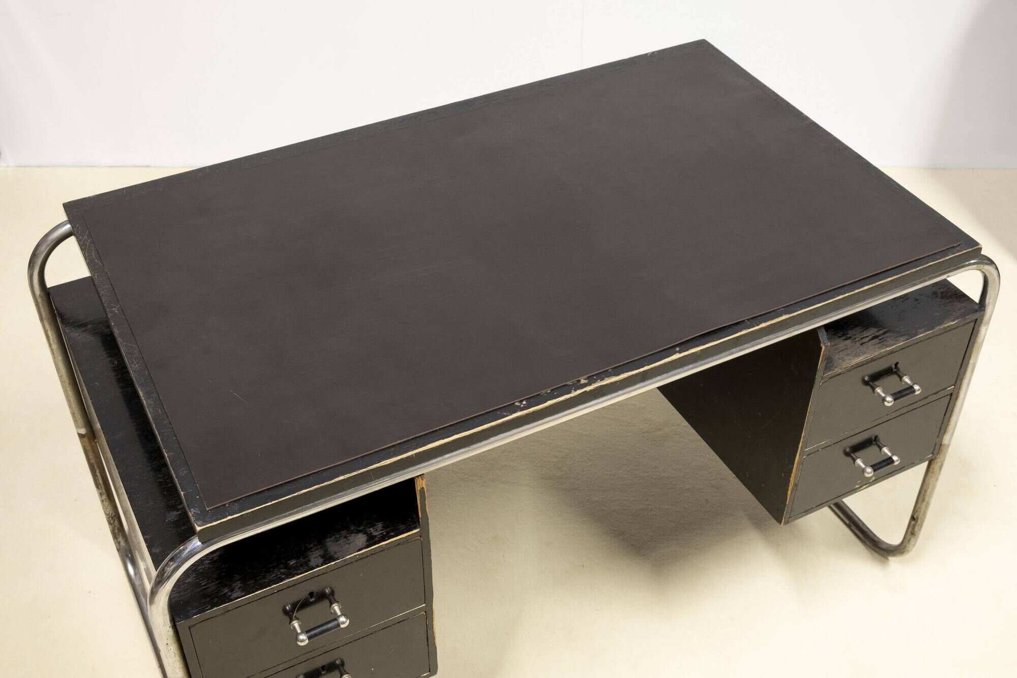 Swedish Funkis Writing Desk, Bauhaus-Inspired, 1940s