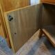 Pair of vintage wooden bedsides