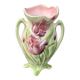Large slip vase, glazed ceramic, Saint-Clément, France,