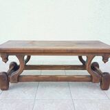 Solid oak coffee table 1950