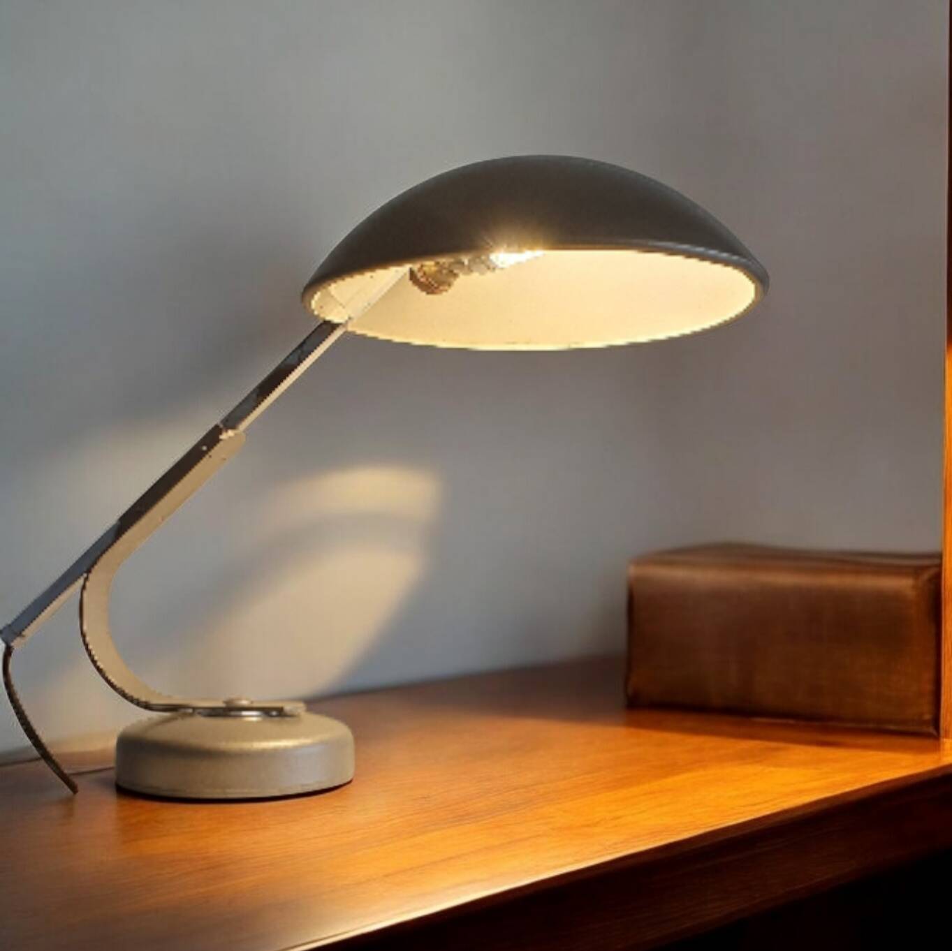 Lampe moderniste industriel - Design Ferdinand Solere 1950