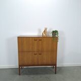 Palissander fineer Palette Möbel kast met 4 vakken en ronde grepen