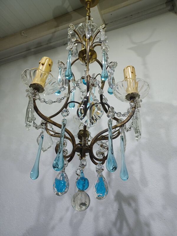 Lustre cage 3 lumières
