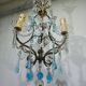 3-light cage chandelier