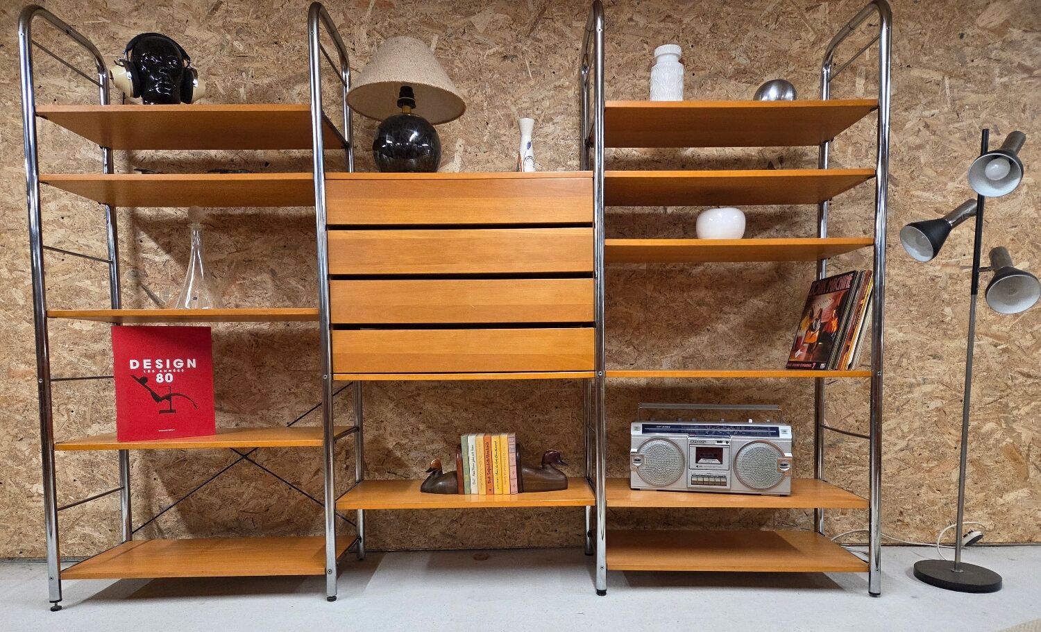 "Ikea shelf Sweden 1980"