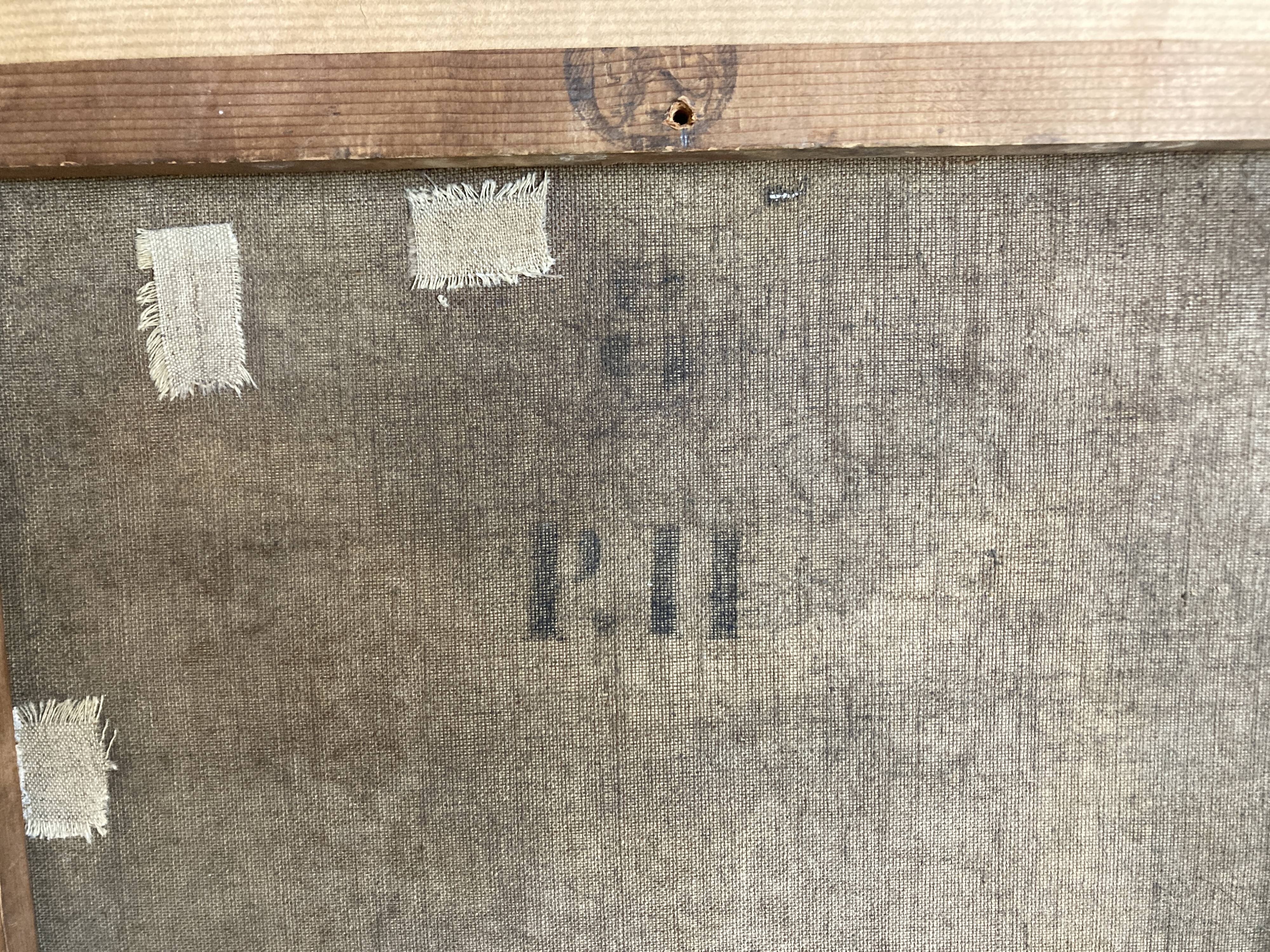 Oil on canvas anemone flowers 1920s