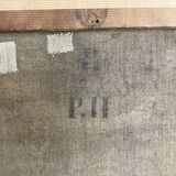 Oil on canvas anemone flowers 1920s