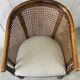 Antique chair with caning