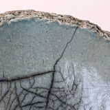 Vintage Raku ceramic bowl, handmade, signed, Japanese craftsmanship.