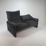Maralunga Two Seater Sofa by Vico Magistretti for Cassina, 1970s