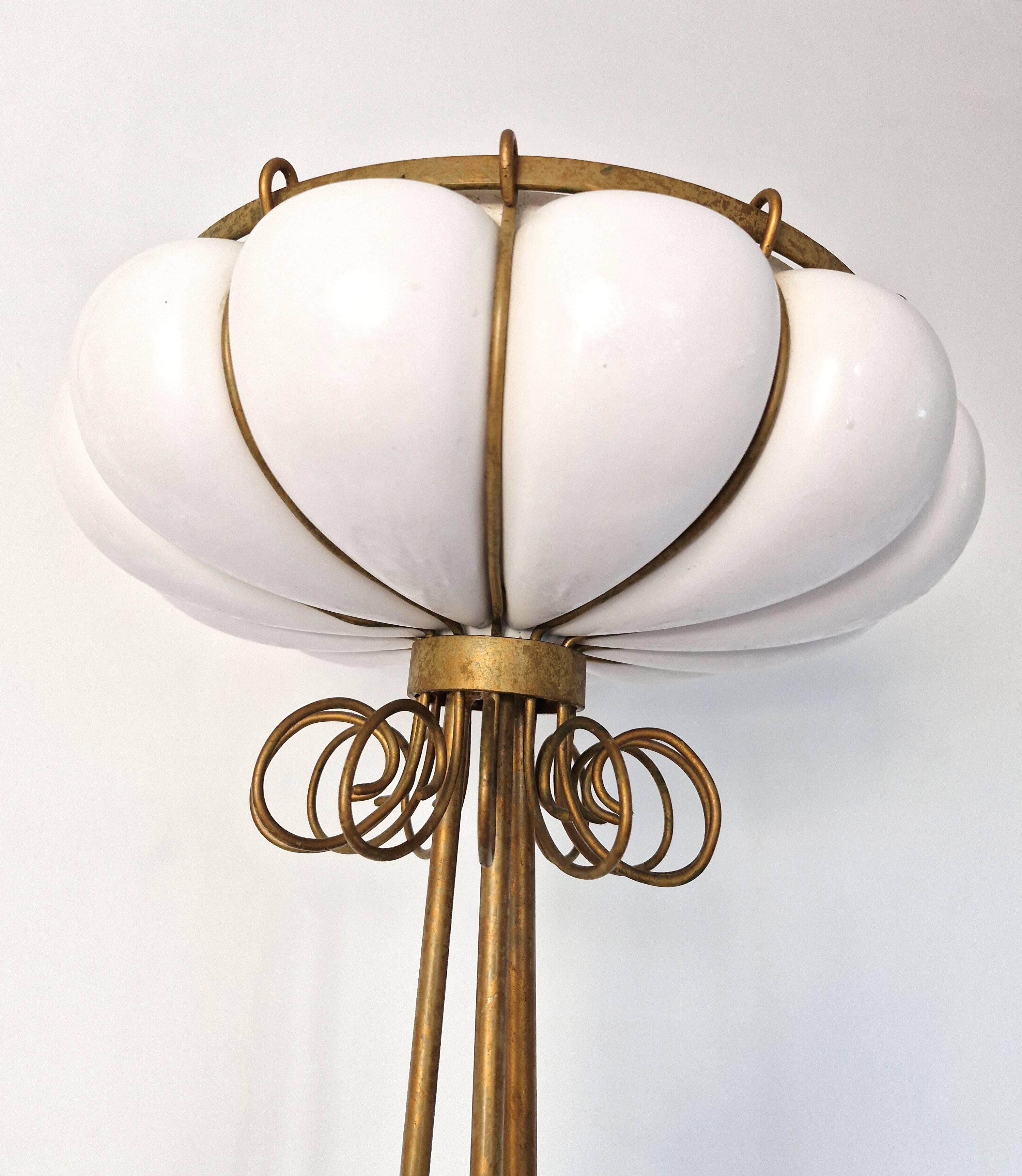 Ceramic floor lamp by Robert Kostka, France, 1970s