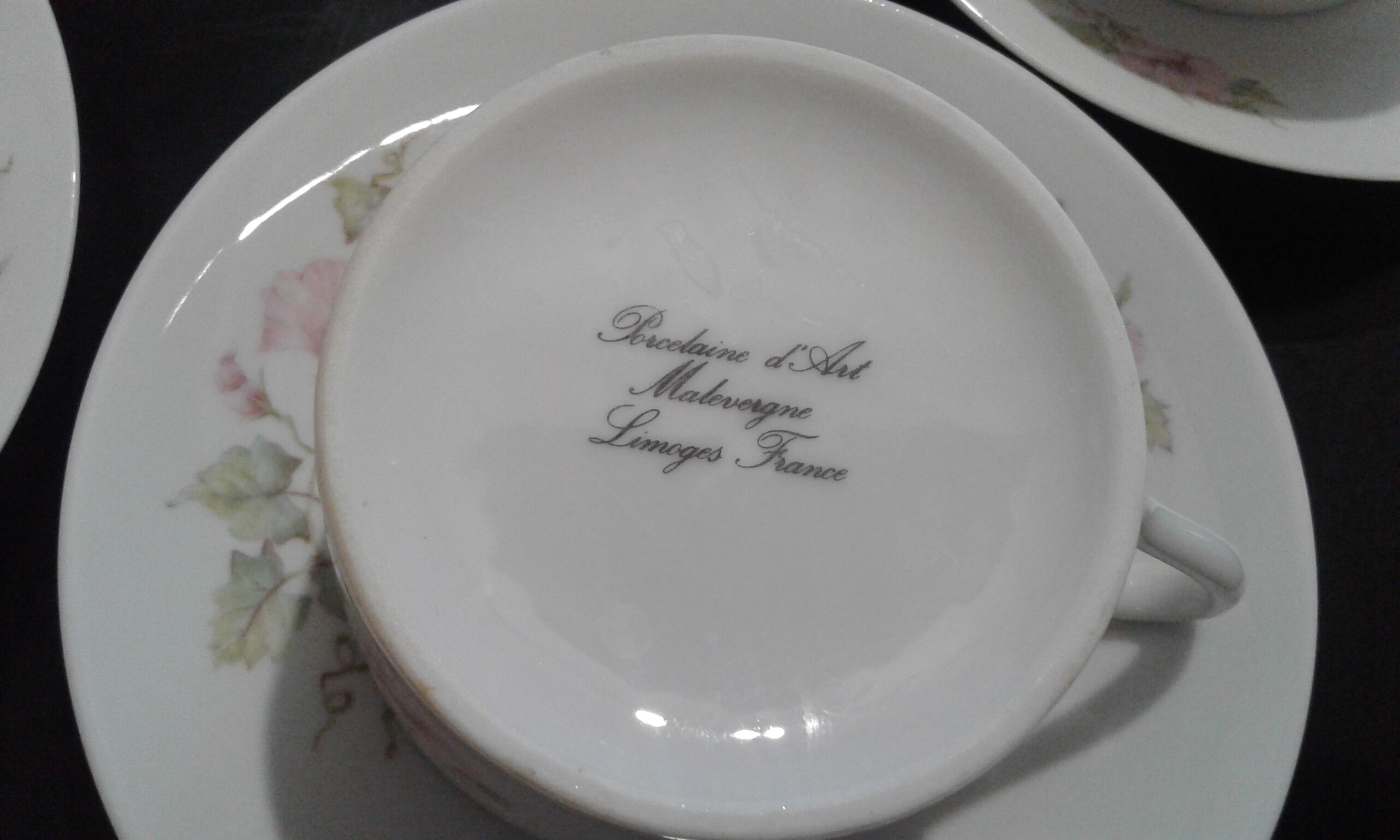 Porcelain coffee service Limoges