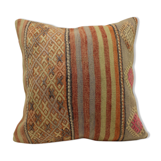 60x60 cm kilim cushion,vintage cushion cover