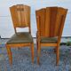 6 art deco chairs