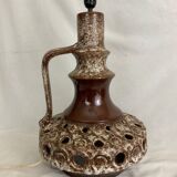 Floor table lamp Ceramic from the 60s 70s