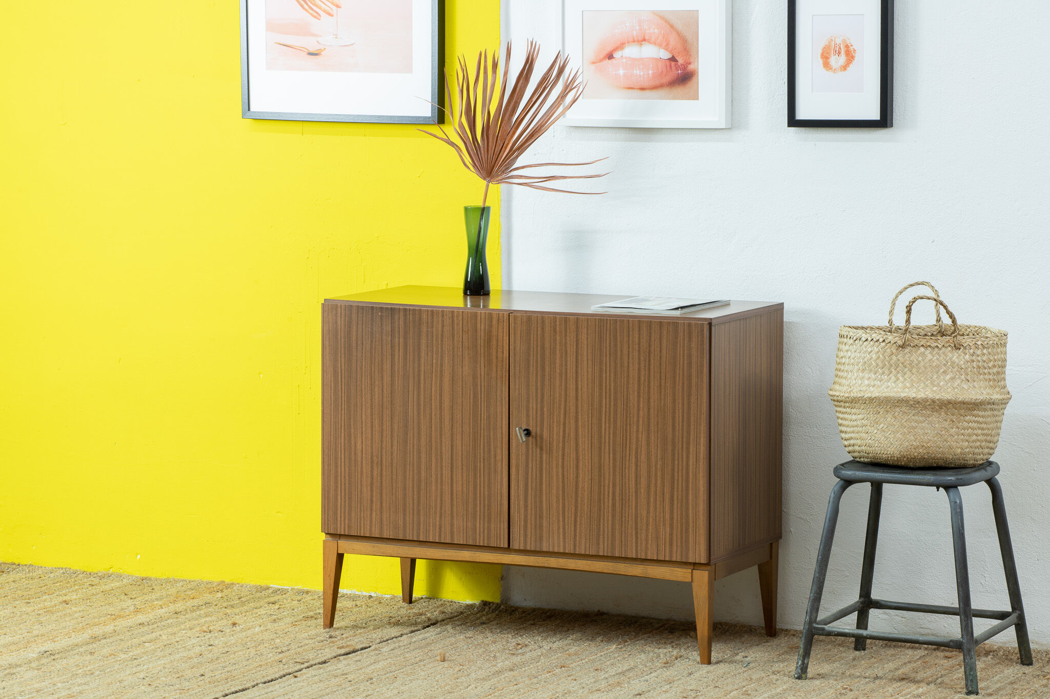 Vintage Scandinavian Sideboard – 95 cm