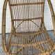Vintage rattan armchair 60s-70s