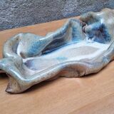 Free-form ceramic trinket tray by Alain and Nadia Pinel